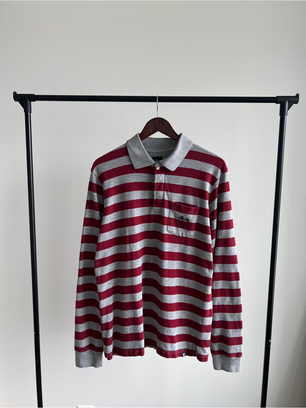 Stussy Rugby Striped Longsleeve Authentic
